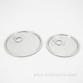Custom easy open cover tinplate metal cap